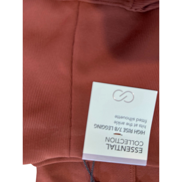 Women's CALIA High Rise 7/8 Legging Red Size S - Picture 6 of 7